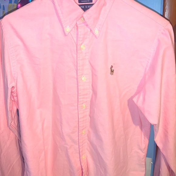 Ralph Lauren Pink Button Up Shirt - Picture 2 of 5